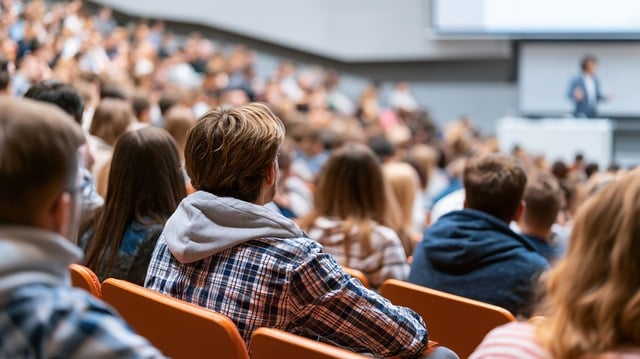 상황별 트위터(X) 팔로워 100명 달성 예시 - lecture, students, education, auditorium, university, audience, teaching, educational, professor,