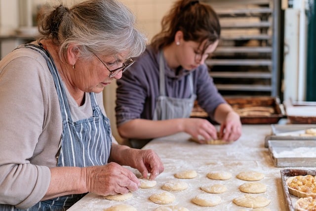 유튜브 파트너 프로그램(YPP) 2026년 기준 자격 요건 상세 분석 - bakery, baking, dough, kitchen, woman, learning, senior, young, artisan, skill, past