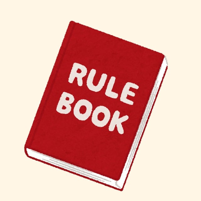 크로스 백링크를 활용한 시너지 효과 - rulebook, book, red, education, rules, guidance, paper, text, rule book, learning, reading, rules and r