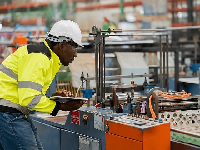 상황별 유튜브 채널 시작 예시 - industry, worker, factory, safety, helmet, machine, electricity, inspection, engineer, tablet, clothing, w